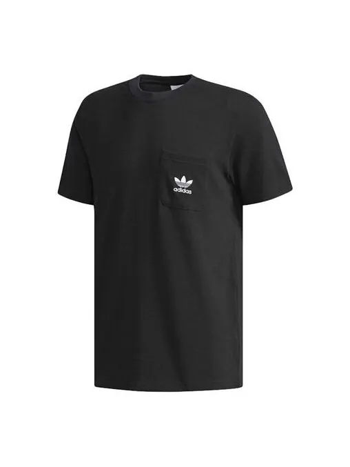 Футболка casual tee 'white black' Adidas — изображение 1 из 2, черный