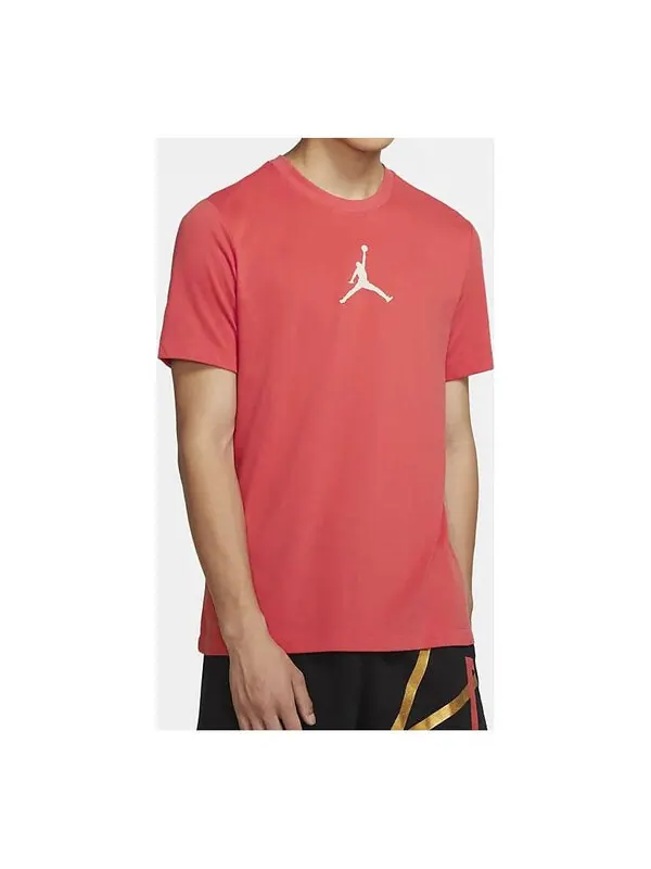 Футболка men's jumpman dfct ss crew round neck short sleeve small red t-shirt Air Jordan — изображение 1 из 3, красный