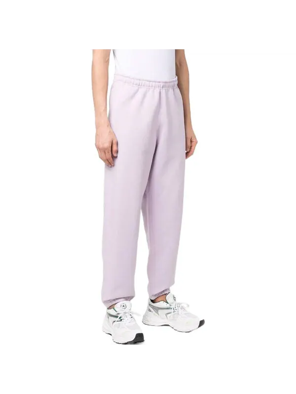 Брюки men's logo embroidered casual solid color sports pants/trousers/joggers light purple Nike — изображение 3 из 4, мульти