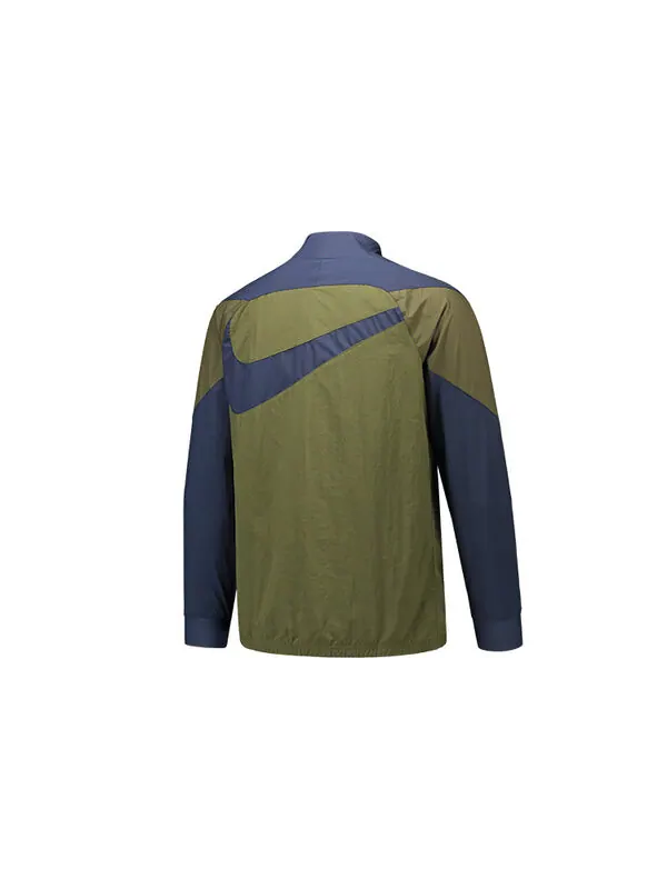 Куртка Nike Fc Awf Soccer/Football Training Athleisure Casual Sports Woven Windproof Jacket Olive — изображение 2 из 4