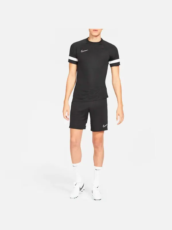 Футболка Nike Logo Printing Stripe Round Neck Pullover Short Sleeve Black — изображение 3 из 3, мульти