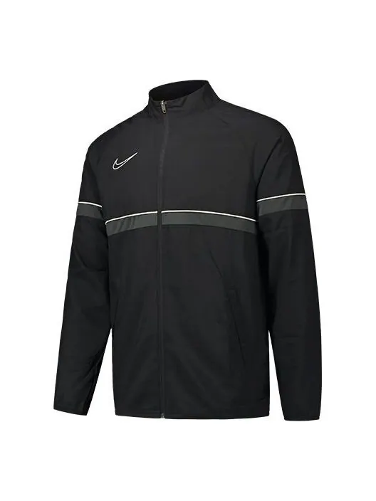 Куртка academy training jacket 'black' Nike — изображение 1 из 4, черный/белый
