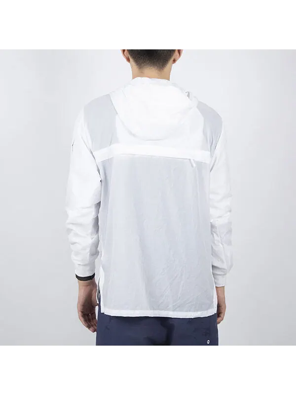 Куртка big swoosh large logo half zipper hooded interchange jacket white Nike — изображение 3 из 4, белый