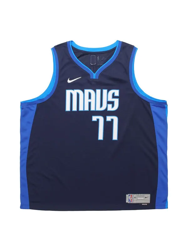Футболка баскетбольная майка жилет nba retro fan edition версия dallas mavericks doncic № 77 Nike — изображение 1 из 4