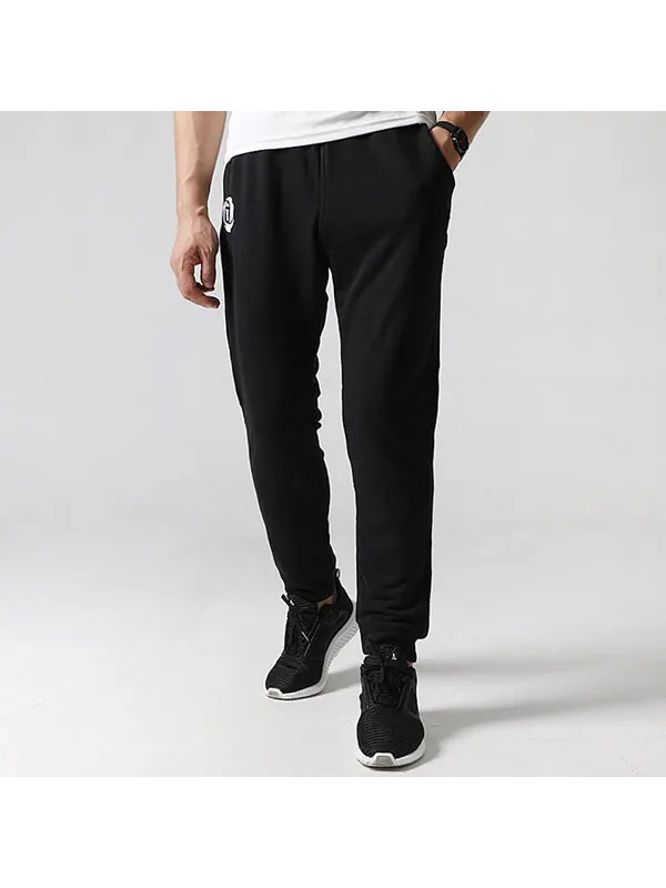 Спортивные штаны adidas Series Basketball Sports Long Pants Black — изображение 3 из 4, черный