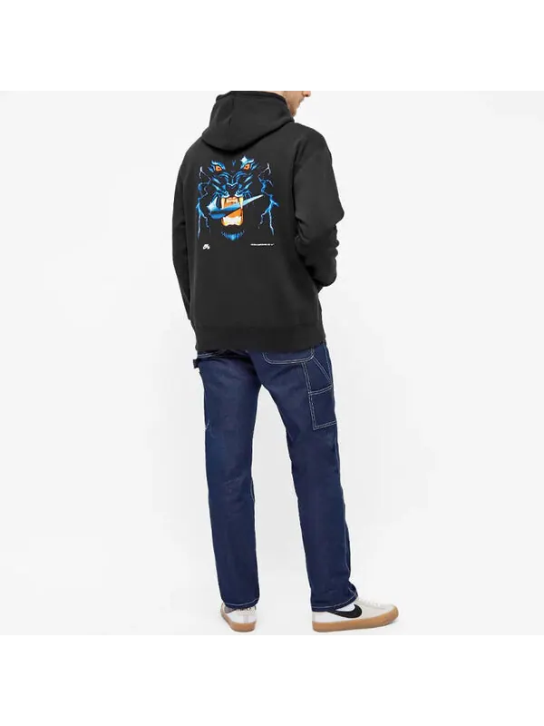 Толстовка Nike SB Fleece Skate x Samborghini Black — изображение 4 из 4, черный