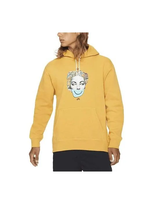 Толстовка Nike SB Skateboard x The Killing Floor Jointly Signed Pattern Printing Sports Male Yellow — изображение 1 из 3