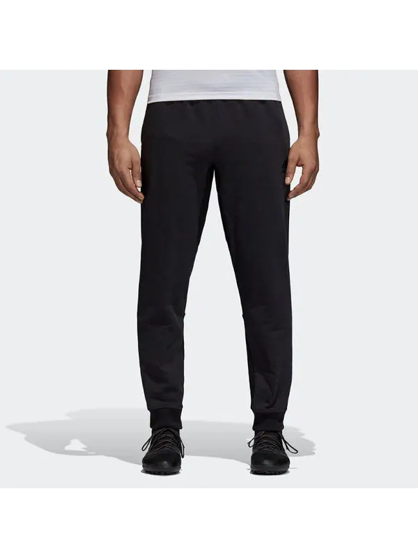 Спортивные штаны Men's adidas Solid Color Knit Soccer/Football Sports Pants/Trousers/Joggers Black — изображение 2 из 4