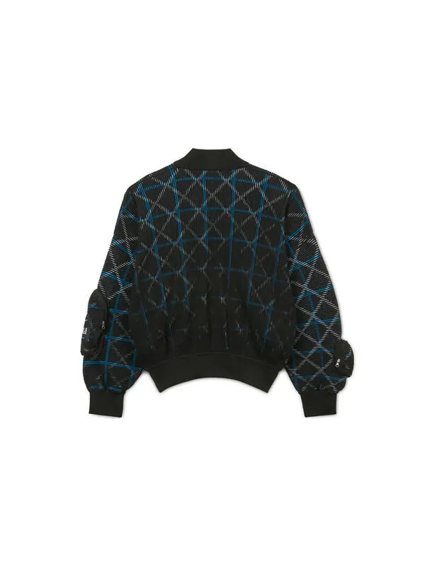 Куртка ma-1 bomber multiple pockets knit aviator jacket black Nike — изображение 2 из 4, черный
