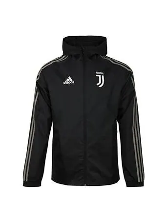 Куртка adidas Juventus Windproof Sports Jacket Black — изображение 1 из 2, черный