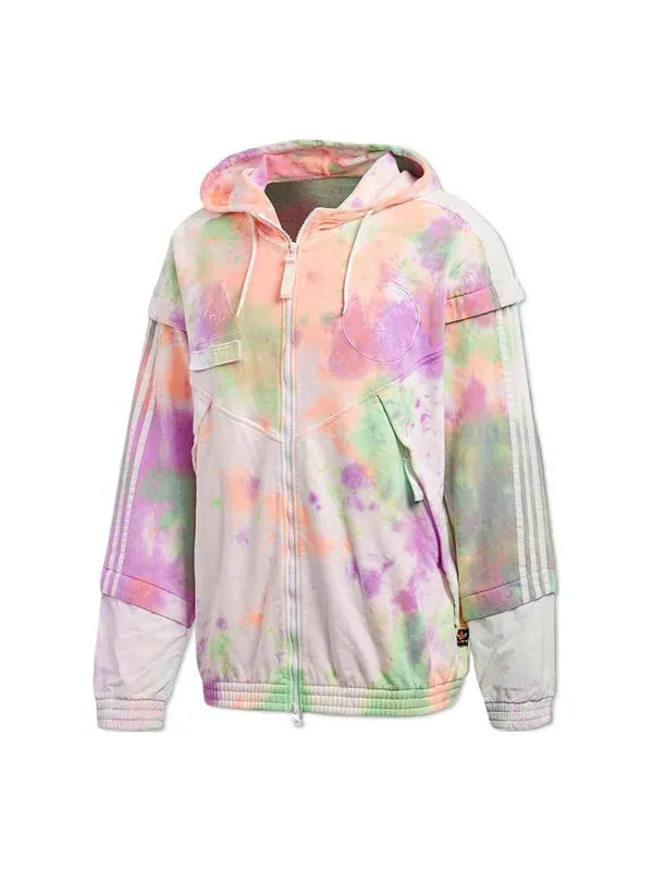 Куртка x pharrell hu holi ветровки Куртка Adidas — изображение 1 из 4, белый/фиолетовый