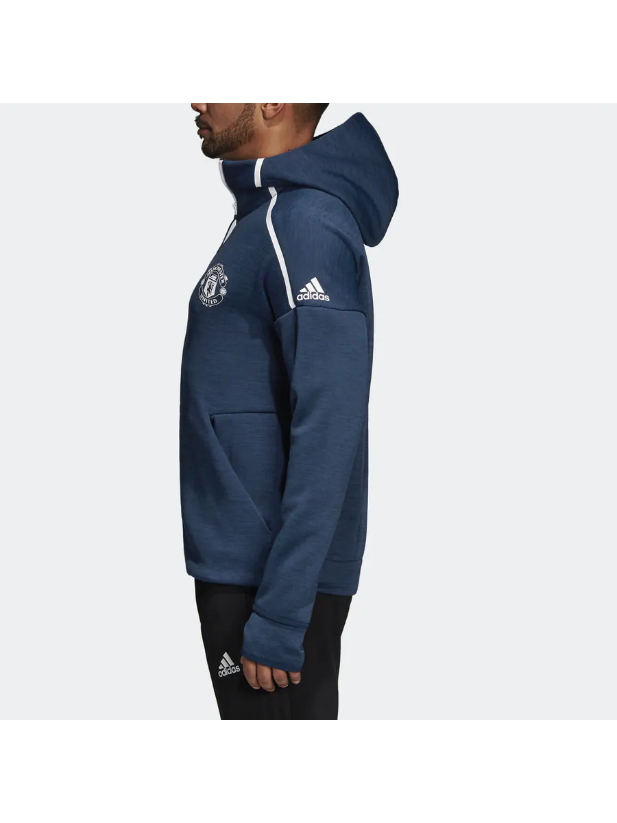 Куртка adidas Mufc Zne Hd Fr Logo — изображение 5 из 5, синий