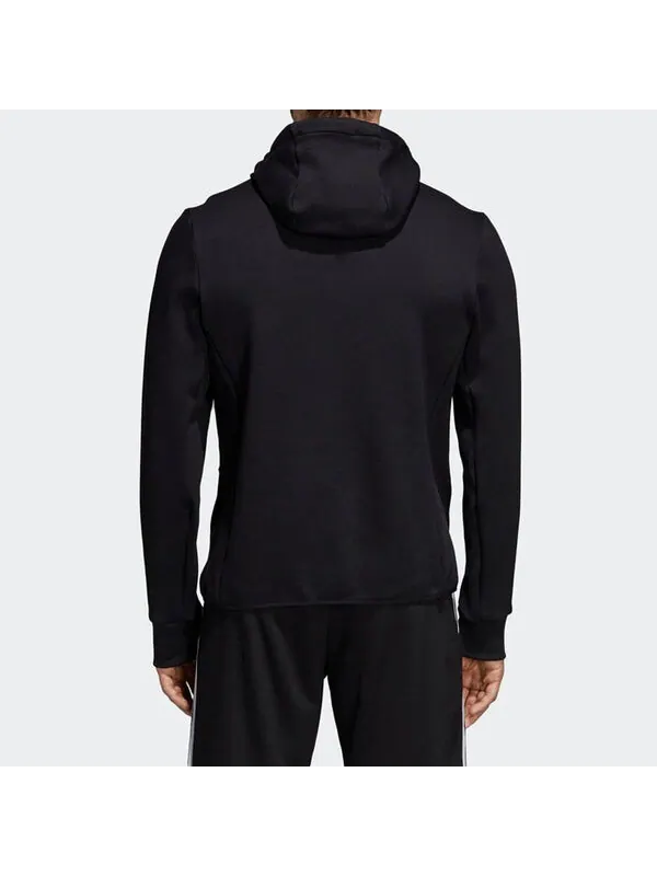 Пуховик adidas Varilite Hybrid Outdoor Short Down Jacket Black — изображение 4 из 4, черный