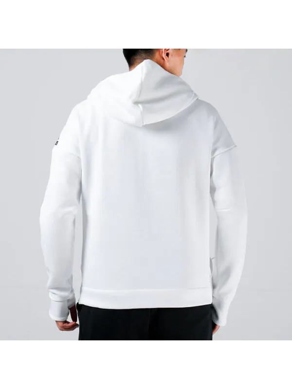 Куртка adidas ZNE HOODY 3.0 Retro Sports Hooded Jacket Asia Edition White — изображение 4 из 4, белый