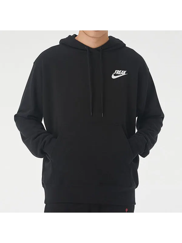 Толстовка Nike Giannis Solid Color Pullover hooded Alphabet Black — изображение 3 из 4, черный