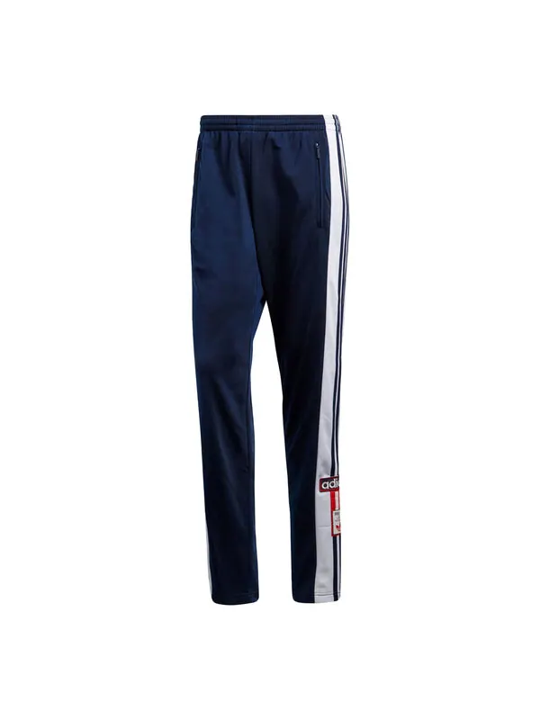 Брюки originals side button athleisure casual sports pants navy blue Adidas — 1