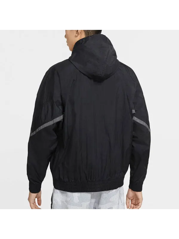 Куртка Nike Sportswear Windrunner+ Hooded Reflection Jacket Men Black — изображение 3 из 3, черный