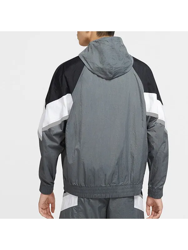 Куртка Nike Sportswear Windrunner+ Hooded Reflection Jacket Men Grey Gray — изображение 4 из 4, серый