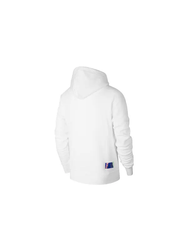 Толстовка Air Jordan Paris Saint-Germain Printing Fleece Pullover White — изображение 2 из 3, белый