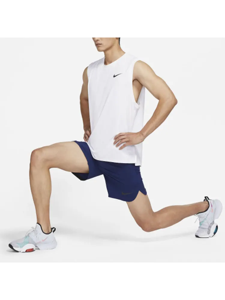 Жилет Men's Nike Solid Color Logo Quick Dry Breathable Sports Training Vest White — изображение 3 из 3, мульти