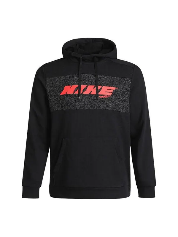 Толстовка men's casual sports hooded pullover black Nike — изображение 1 из 4, черный