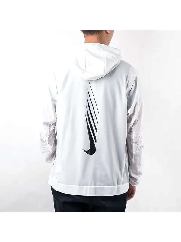 Куртка Nike Sport Clash Cardigan Sports Training Hooded Jacket White — изображение 3 из 3, белый