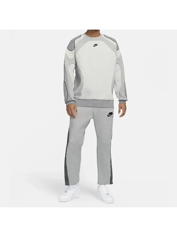 Толстовка sportswear nsw sports round neck pullover gray Nike — изображение 3 из 4, серый