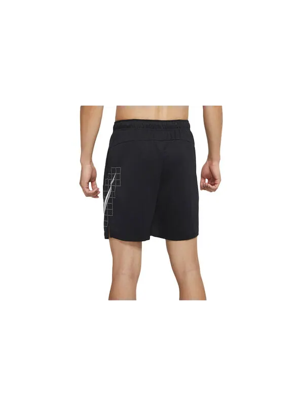 Шорты dri-fit printing pattern training casual shorts black Nike — изображение 2 из 4, черный