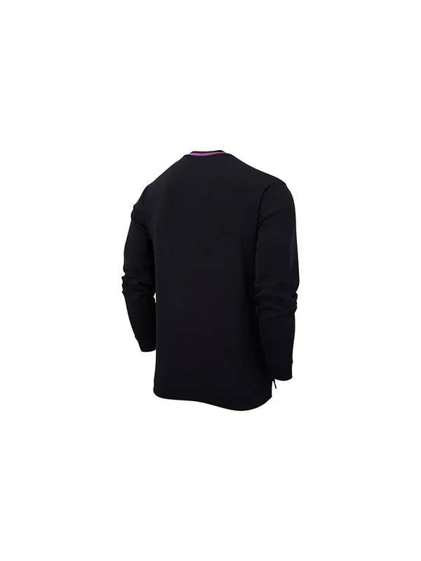 Толстовка men's sports long sleeves pullover black Nike — изображение 2 из 2, черный