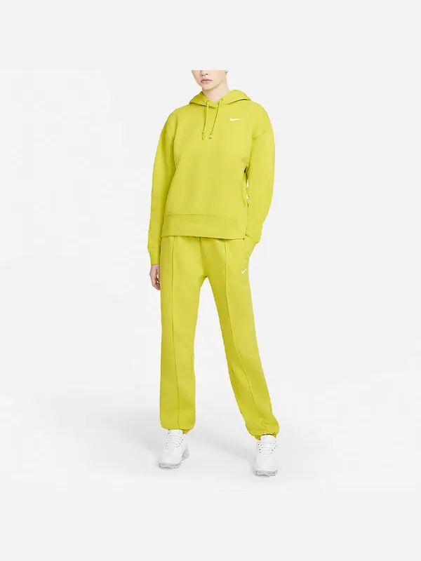 Свитер sportswear casual sports hooded long sleeves hoodie yellow green lime Nike — изображение 2 из 4, лаймовый