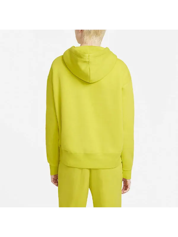 Свитер sportswear casual sports hooded long sleeves hoodie yellow green lime Nike — изображение 4 из 4, лаймовый