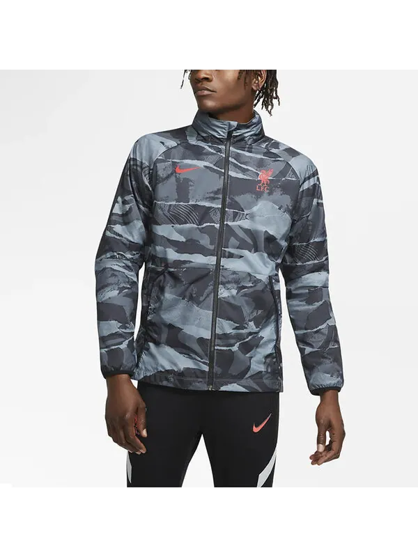 Куртка men's lfc nk awf lte jkt jacket gray Nike — изображение 3 из 4, серый