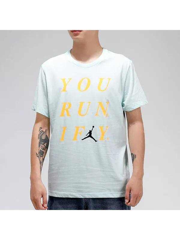 Футболка баскетбольные спортивные с коротким рукавом Nike — изображение 3 из 4, синий