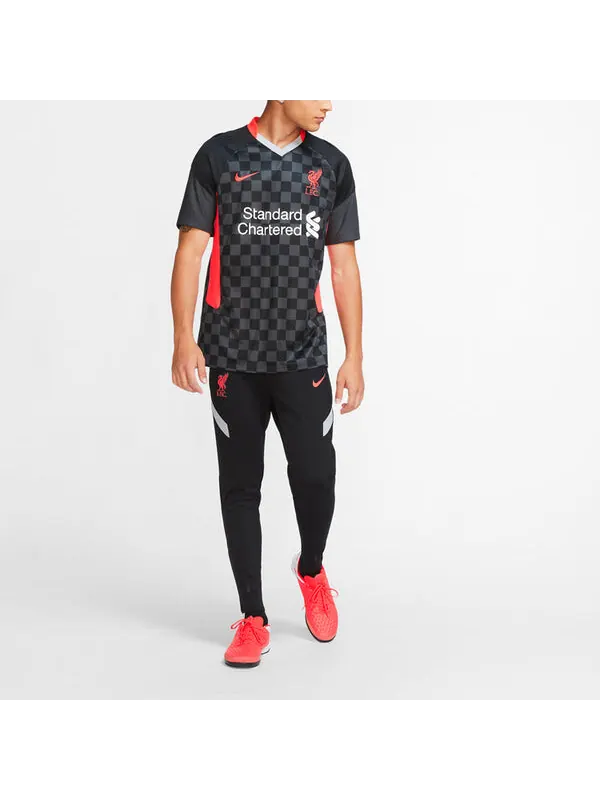 Футболка футбольные спортивные майки sw fan edition ливерпуль угольно- Nike — изображение 3 из 4, черный