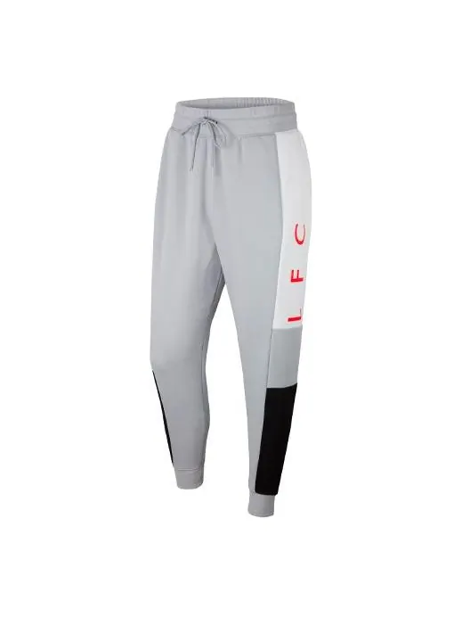 Брюки liverpool fleece alphabet printing bundle feet sports long pants gray Nike — изображение 1 из 3, серый