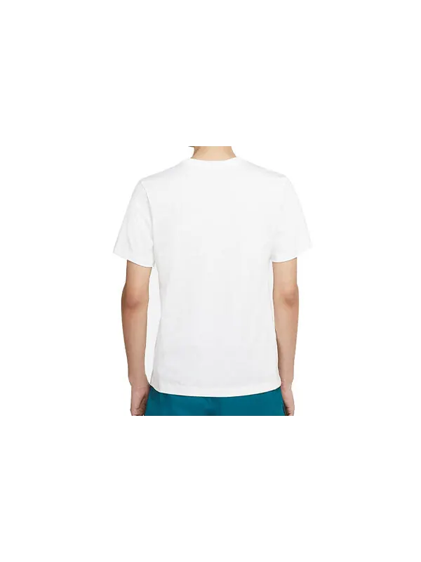Футболка men's sportswear light cozy white t-shirt Nike — изображение 2 из 4, белый