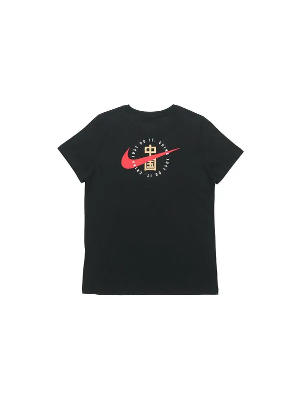 Футболка спортивная одежда китай печать короткий рукав Nike — изображение 2 из 4, черный