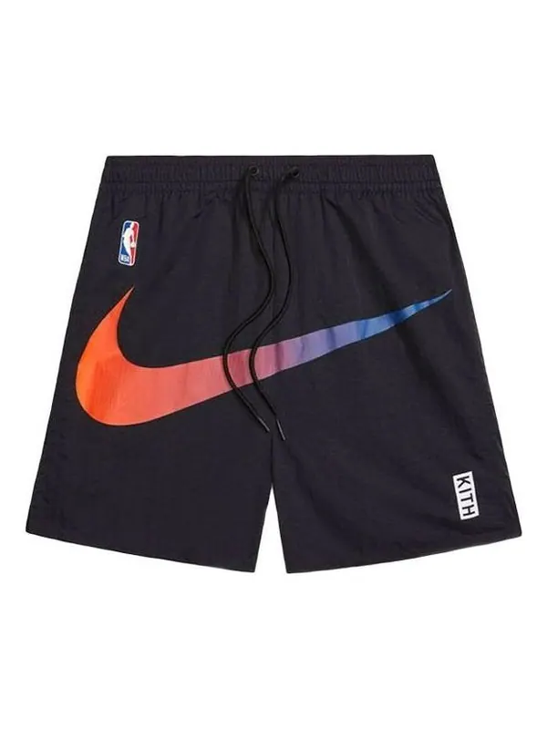 Шорты x nike new york knicks short 'black' Kith — изображение 1 из 2, черный