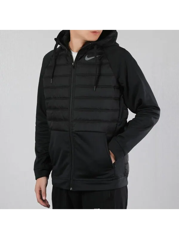Куртка Nike Full-length zipper padded Jacket 'Black' — изображение 4 из 4, черный