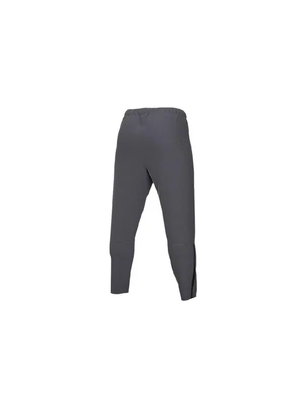 Брюки men's solid color logo lacing sports pants/trousers/joggers gray Nike — изображение 2 из 3, мульти