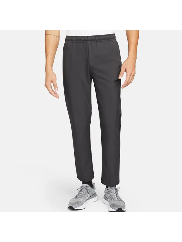Брюки men's solid color logo lacing sports pants/trousers/joggers gray Nike — изображение 3 из 3, мульти
