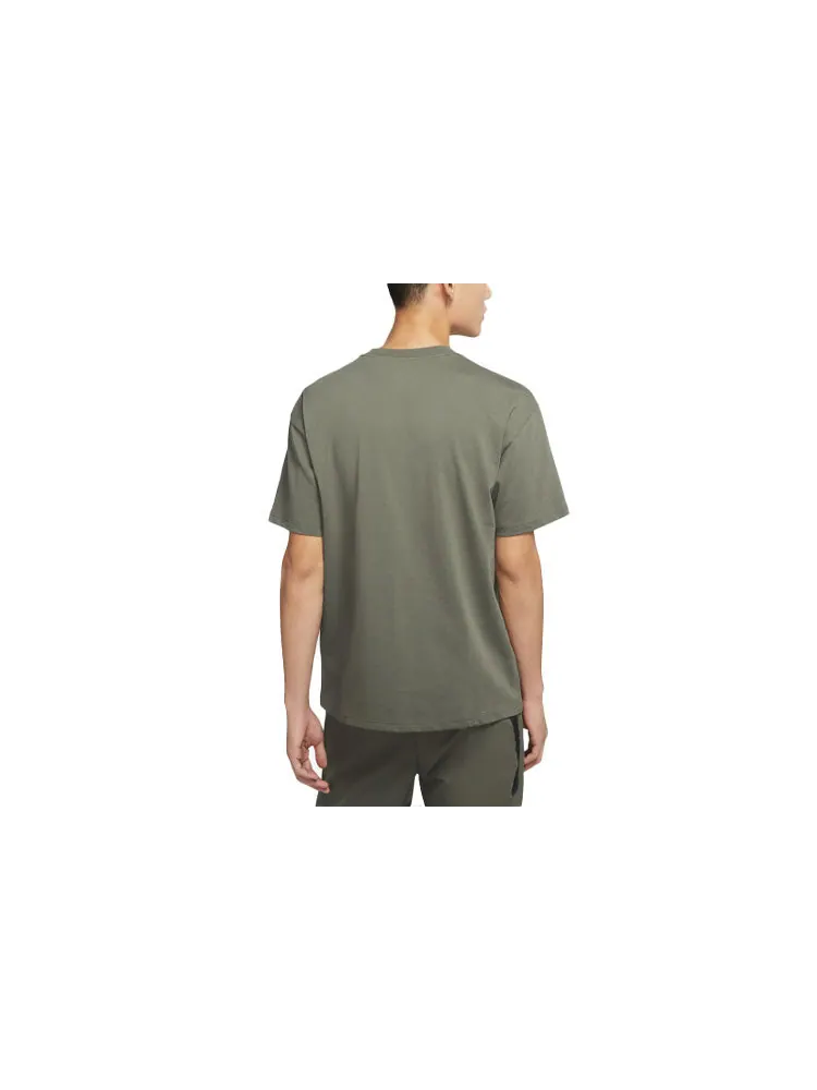 Футболка Nike Sportswear logo Printing Cozy Round Neck Short Sleeve Yellow — изображение 2 из 3, желтый