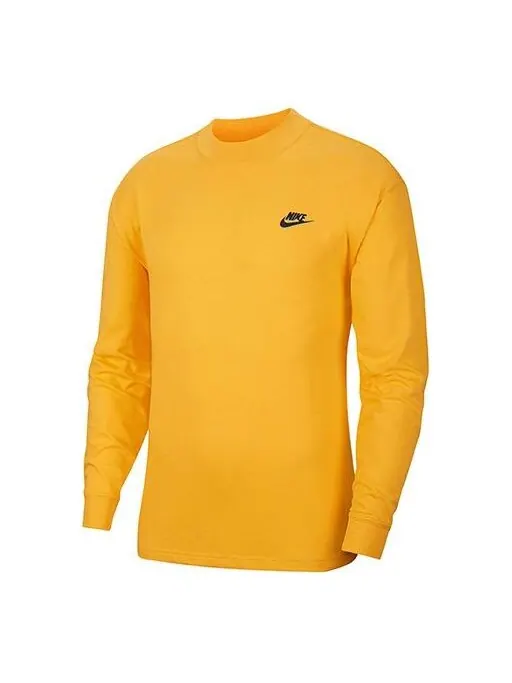 Толстовка Nike Back Snow Mountain Printing Casual Sports Gold Yellow Goldyellow — изображение 1 из 1, золотисто-желтый