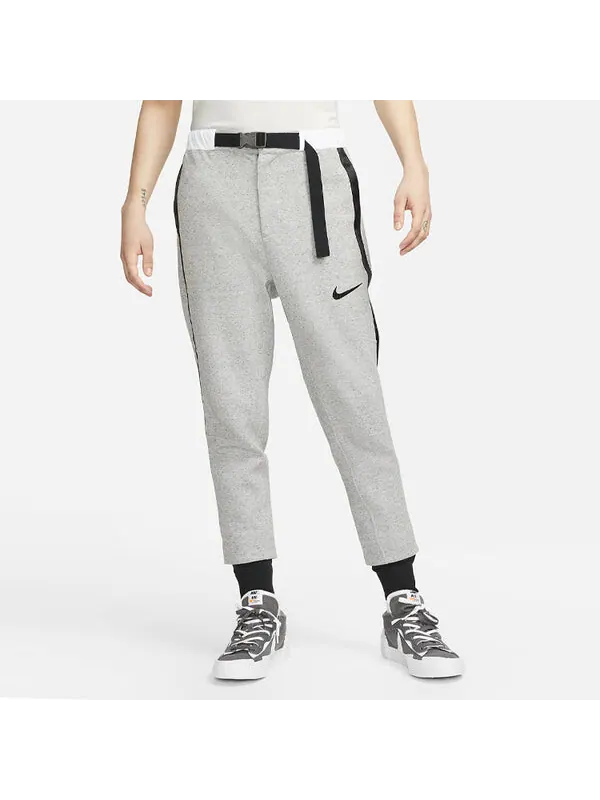 Штаны x sacai knit bundle foots спортивные штаны брюки джоггеры азиатские размеры Nike — изображение 4 из 4, серый