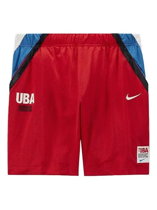 Шорты mesh shorts contrasting colors alphabet printing sports basketball asia edition red Nike — изображение 1 из 4, красный