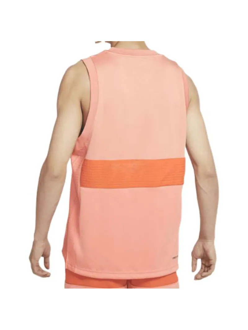 Жилет Men's Air Jordan Colorblock Logo Round Neck Sleeveless Vest Orange — изображение 4 из 4, мульти