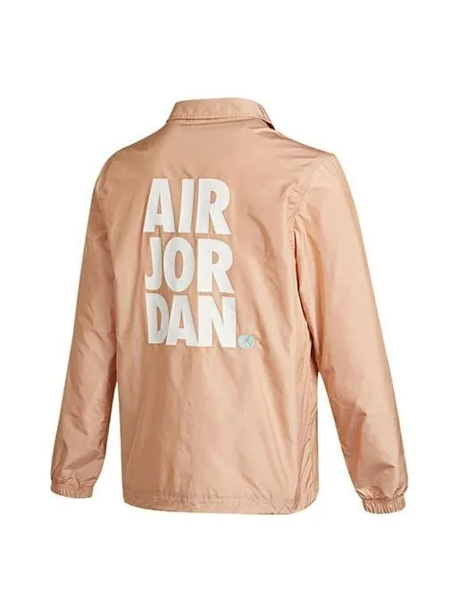 Куртка Air Jordan Letter Printing Sports Jacket 'Pink' — изображение 1 из 4, розовый