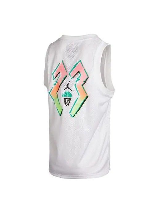 Жилет Air Jordan Causual Ventilate Basketball Sports Sleeveness Vest Men's White — изображение 1 из 2, белый