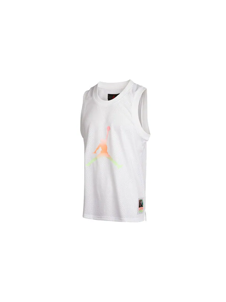 Жилет Air Jordan Causual Ventilate Basketball Sports Sleeveness Vest Men's White — изображение 2 из 2, белый