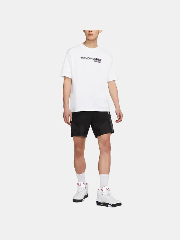 Футболка men's 23 engineered alphabet printing sports training short sleeve white t-shirt Air Jordan — изображение 3 из 4